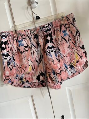 J. Crew  Pink Patterned Women’s Shorts - Lightweight Drawstring